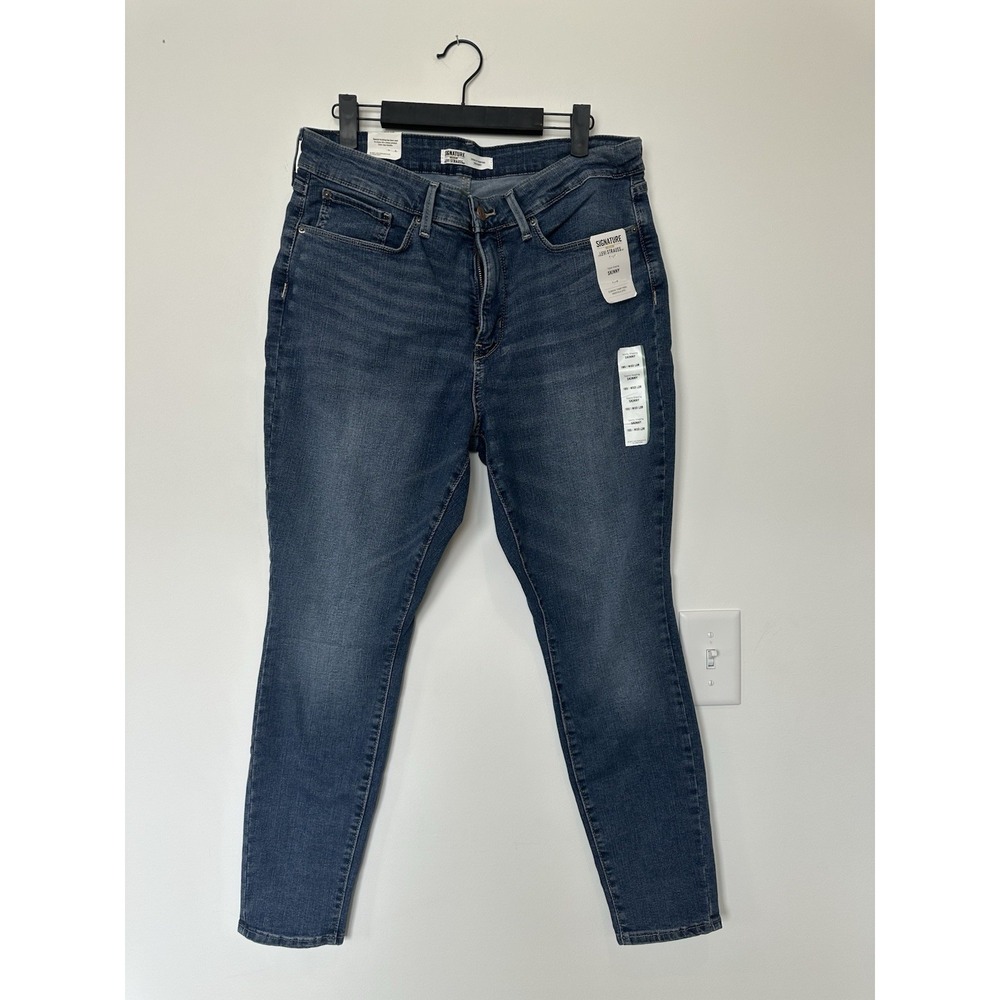 Levi Strauss Womens Totally Shaping Skinny 16S Slimming Tummy Panel Jeans